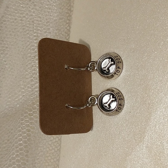 Top Dog Silver Earrings! - Picture 6 of 6